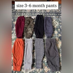 8-Piece Baby Boy Pants Bundle 3–6M